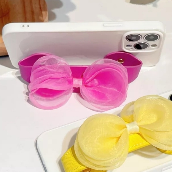 iPhone 12 Pink Bow Phone Case - Picture 3 of 4